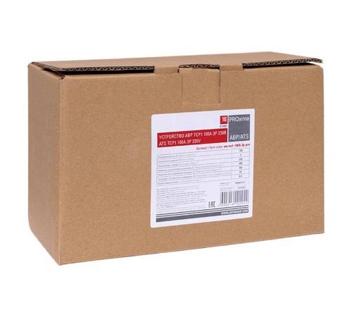 Устройство АВР ТСP1 100A 3р 230В EKF PROxima  ats-tsr1-100A-3p-pro  EKF