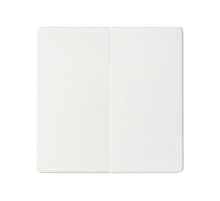 Клавиша двойная для выключателя белого матового цвета S82 Concept  8200026-090  Simon