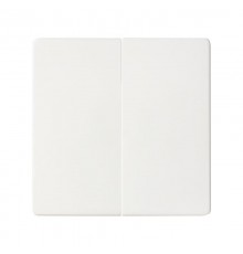 Клавиша двойная для выключателя белого матового цвета S82 Concept  8200026-090  Simon