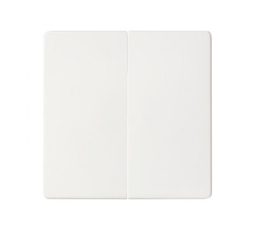 Клавиша двойная для выключателя белого матового цвета S82 Concept  8200026-090  Simon