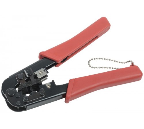 Инструмент обжим для RJ-45,12,11 без храп мех сине-оранж  TM1-B10H  ITK