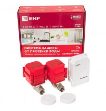 Система защиты от протечки воды AquaExpert RADIO 1/2 дюйма  AquaExpert-1/2-radio  EKF