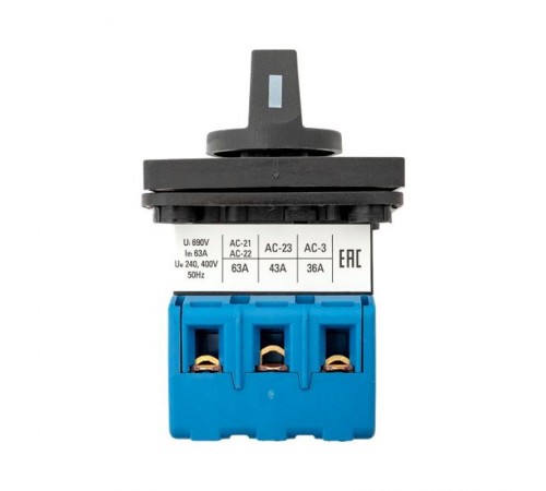 Переключатель кулачковый ПК-2-13 63А 3P "ВКЛ-ВЫКЛ" EKF PROxima  pk-2-13-63  EKF