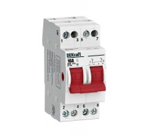 Трехпозиционный выключатель-разъединитель 2P 16A ВР-103  17206DEK  DEKraft