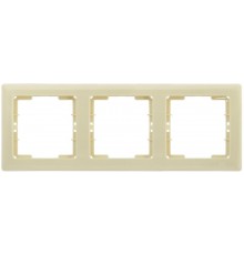 РГ-3-БК Рамка 3 мест. гориз. BOLERO кремовый  EMB30-K33  IEK