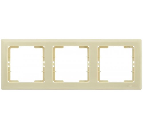 РГ-3-БК Рамка 3 мест. гориз. BOLERO кремовый  EMB30-K33  IEK