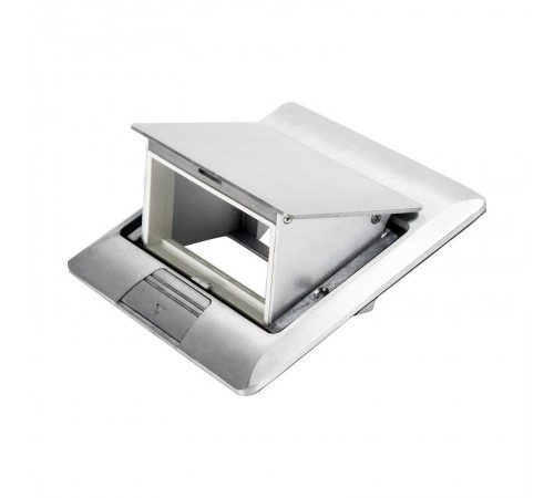 LUK/2AL Люк в пол на 2 поста (45х45мм), стальной  70021  Ecoplast