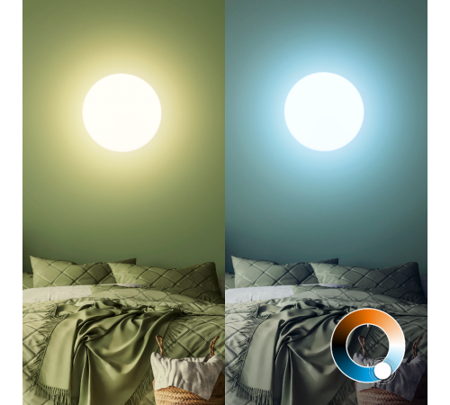 Cветильник SmartHome наст-потол 25W2000lm2700-6500К198-264V IP20 400*70мм изм.цвет.тем.+дим LED1/5  2050112  Gauss