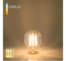 Лампа светодиодная Dimmable BL133 9W 4200K E27 (A60 прозрачный) диммируемая светодиодная филаментная  a045170  Elektrostandard