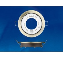 Светильник встраиваемый точечный под лампу GX53 ультратонкий GX53/H2 ANTIQUE BRASS 10 PROM упак 10 шт, античная бронза  UL-00005056  Uniel