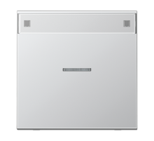 Клавиша для контрольного выключателя с подсветкой, с полем для надписи; алюминий  AL2990NAKO5  Jung