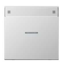 Клавиша для контрольного выключателя с подсветкой, с полем для надписи; алюминий  AL2990NAKO5  Jung