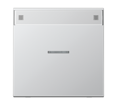 Клавиша для контрольного выключателя с подсветкой, с полем для надписи; алюминий  AL2990NAKO5  Jung