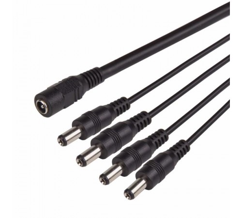 Разветвитель питания на 4 разъема 2,1х5,5 мм  14-0319  REXANT