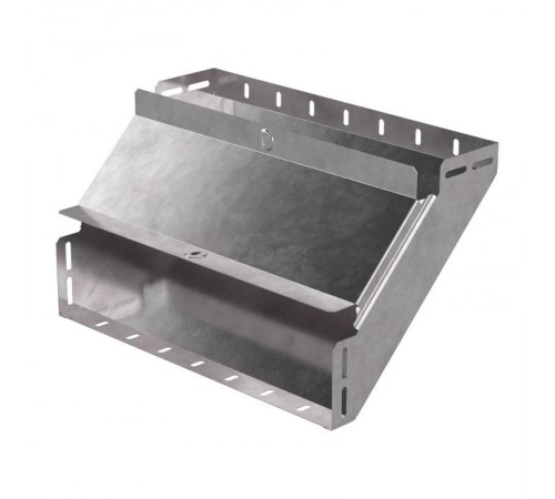 Угол вертикальный внутренний 90 градусов с крышкой Стандарт 400х100   PR16.0603  Промрукав