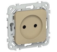 FLITE Розетка без заземления без шторок 10А РС01-0-ФлХ хаки  FI-R10-10-K59  IEK