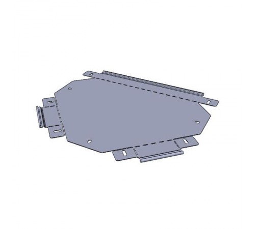 Ответвитель Т-образный 80x100 мм (плоский)  t8010007-FL  EKF