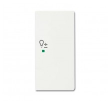 Клавиша двойная правая free@home, светорегулятор, future, цвет белый бархат6220-0-0611 ABB