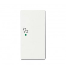 Клавиша двойная правая free@home, светорегулятор, future, цвет белый бархат6220-0-0611 ABB