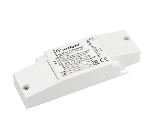 Блок питания ARJ-SP-7-PFC-TRIAC-INS (7W, 12-20V, 0.18-0.35A) (Arlight, IP20 Пластик, 5 лет)  027139(1)  Arlight