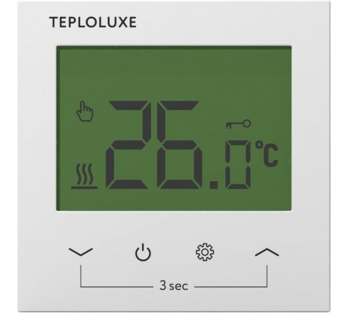 Терморегулятор электронный Теплолюкс Pontus белый  100037087900  Теплолюкс