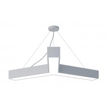 Светильник светодиодный Geometria Igrek SPO-143-W-40K-056 56Вт 4000К 3700Лм IP40 900*900*80 белый подвесной  Б0050570  ЭРА