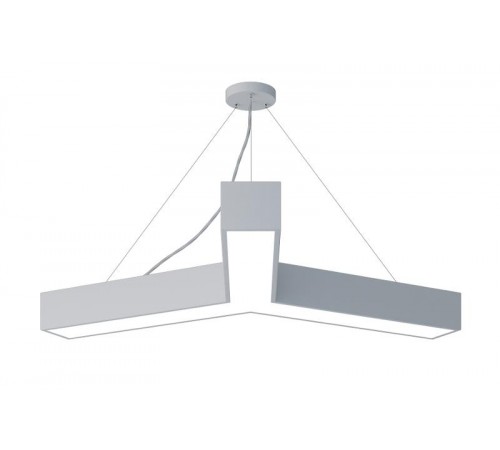 Светильник светодиодный Geometria Igrek SPO-143-W-40K-056 56Вт 4000К 3700Лм IP40 900*900*80 белый подвесной  Б0050570  ЭРА