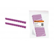 Маркер наборный - символ "7" фиолетовый 2,5 мм2 (150 шт.)   SQ0534-0023  TDM