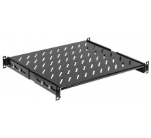 19" стационарная полка глубиной 1000мм, черная  FS05-1000PI  ITK