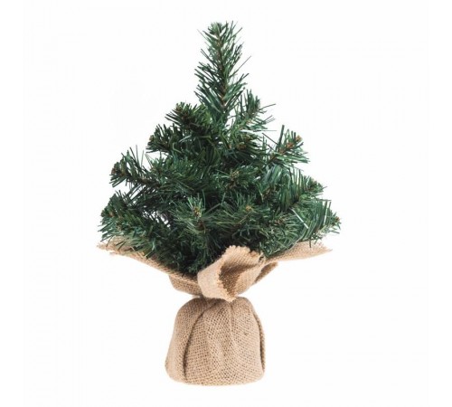 Елочка 30см в плетеном мешочке, ПВХ  533-331  NEON-NIGHT