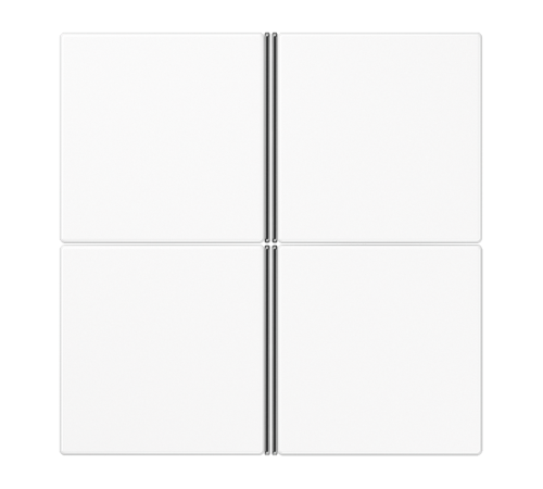 Набор клавиш для сенсорного модуля KNX, 4-ной, белый  LS404TSAWW  Jung