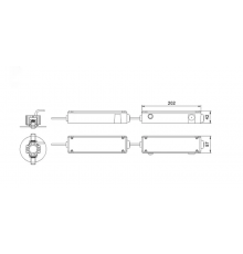 Светильник аварийного освещения BS-ORBITA-51-L4-INEXI3  a15466  Белый свет
