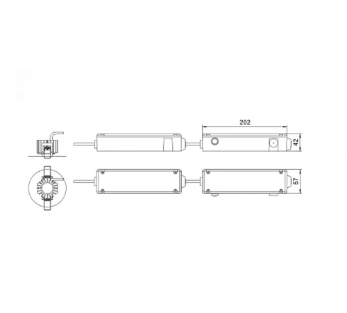 Светильник аварийного освещения BS-ORBITA-51-L4-INEXI3  a15466  Белый свет