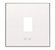 Накладка 1хUSB ЗУ,SKY,ал.бел.  2CLA858520A1101  ABB