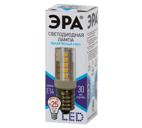 Лампа светодиодная LED 3,5Вт Е14 4000К smd T25-3,5W-CORN-840-E14  Б0028745  ЭРА