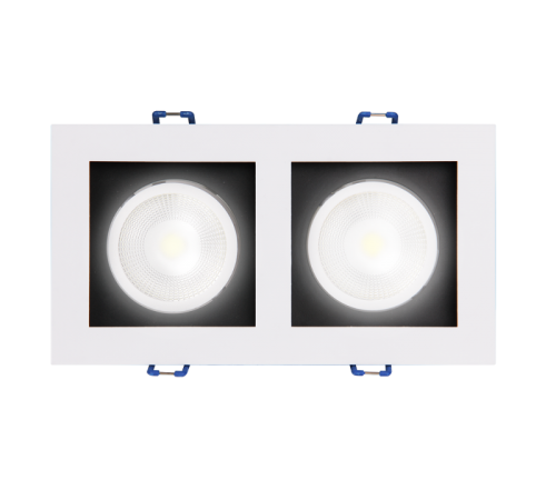 Светильник встраиваемый PSP-S 212  2x8W 4000K 55° White IP40