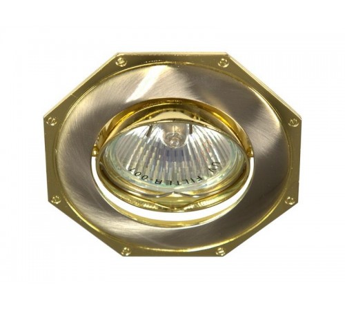 Светильник точечный встраиваемый декоративный 305T-MR16 50W G5.3 титан-золото/ Titan-Gold  17570  Feron