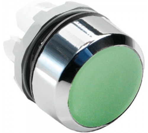 Кнопка MP2-20G зеленая (только корпус) без подсветки с фиксацией  1SFA611101R2002  ABB