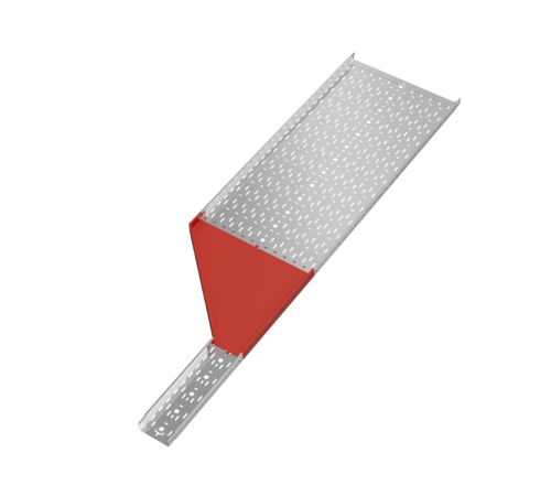 Переходник левый 50х150-600 мм "ПЛЮС" HD  PDplus50-150-600-L HD   КМ-профиль