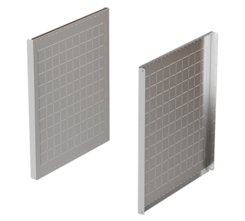 Панели боковые для секционирования В600 Г600 мм (2 шт) AleSta  AleSta-PCV66  EKF