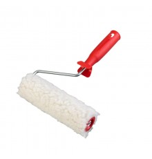 Валик "Натуральный мех" бесшовный, ворс 12 мм, ширина ролика 180 мм,  42 мм, бюгель 6 мм  89-0035  REXANT