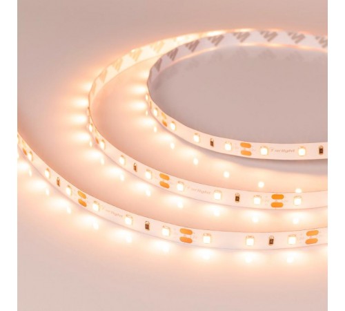 Лента светодиодная RT-A60-8mm 12V Warm2400 (7.2 W/m, IP20, 2835, 5m) (arlight, 7.2 Вт/м, IP20)  018108(2)  Arlight