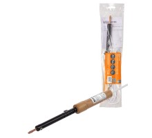 Паяльник ПД-40, ЭПСН, мощность 40 Вт, 230 В, деревянная ручка, плоское жало, "Гранит"  SQ1025-0402  TDM