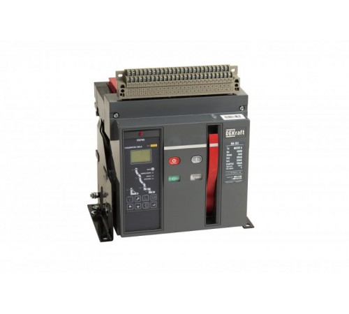 Воздушный авт. выкл. стационарный 3P 630А 80кА р  21751DEK  DEKraft