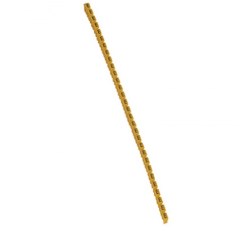 Маркер CAB 3 - для кабеля 1,5-2,5 мм - заглавная буква E  038334  Legrand