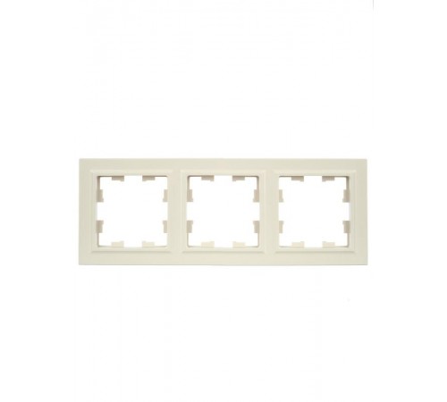 BRITE Рамка 3-ая РУ-3-БрКр бежевый  BR-M32-K10  IEK