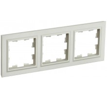BRITE Рамка 3-ая РУ-3-БрКр бежевый  BR-M32-K10  IEK