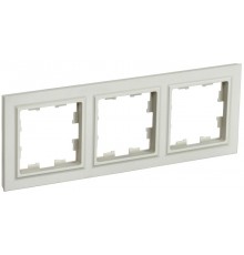 BRITE Рамка 3-ая РУ-3-БрКр бежевый  BR-M32-K10  IEK