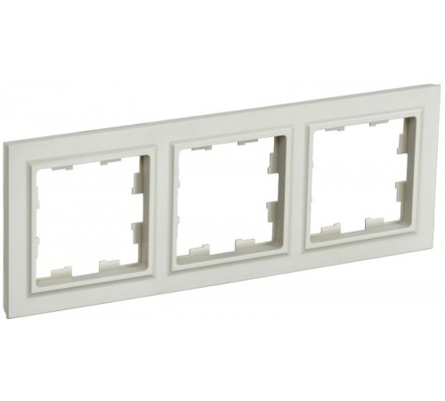 BRITE Рамка 3-ая РУ-3-БрКр бежевый  BR-M32-K10  IEK