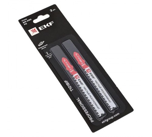 Пилки для электролобзика T101BIF (чистовой рез ламината)(BIM)(2 шт)  pl-t101bif-2  EKF